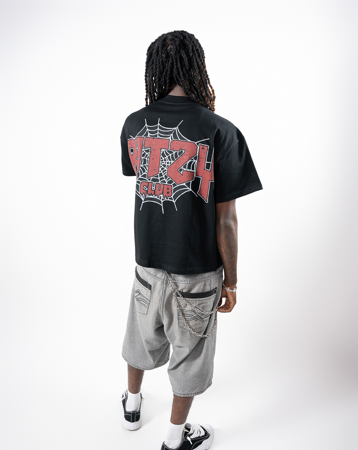 SPIDER TONGUE TEE(CROPPED)